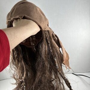 Rubies Costume Co Caribbean Pirate Wig With Beads